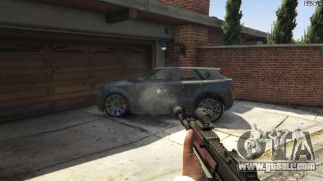 GTA 5 Battlefield 4 AK-12