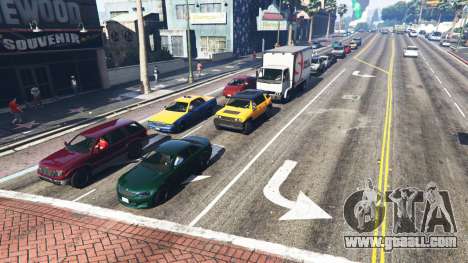 GTA 5 Realistic filling the streets and roads 8GBRAM
