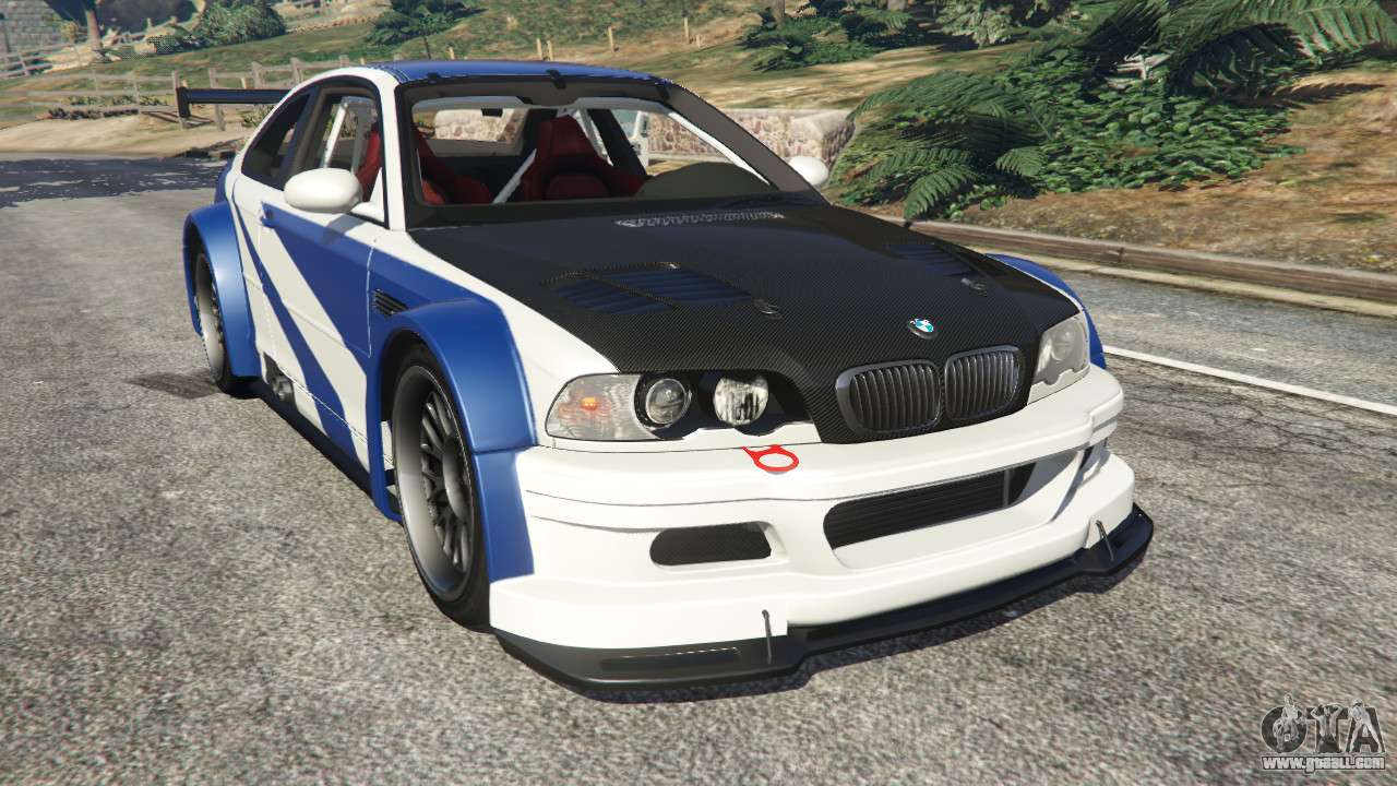 BMW M3 GTR E46 Most Wanted v1.2 for GTA 5
