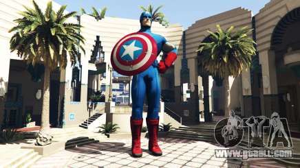 Statue Captain America for GTA 5