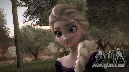 Elsa Frozen HQ Dress for GTA San Andreas