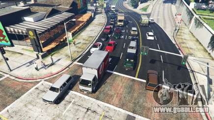 Realistic filling the streets and roads 8GBRAM for GTA 5