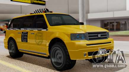 Landstalker Taxi SR 4 Style Flatshadow for GTA San Andreas