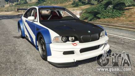 BMW M3 GTR E46 Most Wanted v1.2 for GTA 5