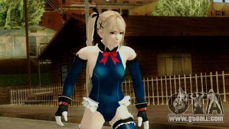 Dead Or Alive 5 Marie Rose Swimsuit Blue for GTA San Andreas
