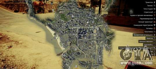 4K Satellite View Map bundled with radar mod & zoom script. - GTA5