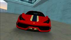 Ferrari 458 Speciale for GTA Vice City