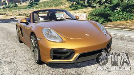 Porsche Boxster GTS for GTA 5