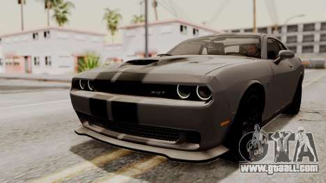 Dodge Challenger SRT Hellcat 2015 HQLM PJ for GTA San Andreas