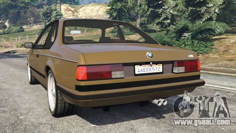 BMW M635 CSI (E24) 1986
