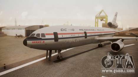 McDonnell-Douglas DC-10 Prototype N1339U for GTA San Andreas