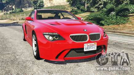 BMW M6 (E63) WideBody v0.1 [red] for GTA 5