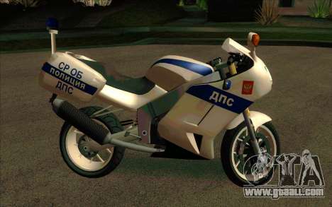 BMW R1200S of Motobot (DPS) for GTA San Andreas