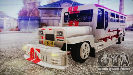 Hataw Motor Works Jeepney for GTA San Andreas