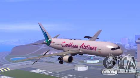 Boeing 767-300 Caribbean Airlines for GTA San Andreas