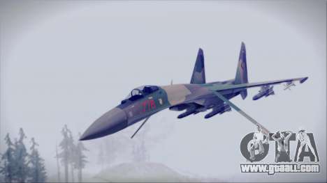 Sukhoi SU-35S East German Air Force for GTA San Andreas