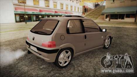 Peugeot 106 for GTA San Andreas