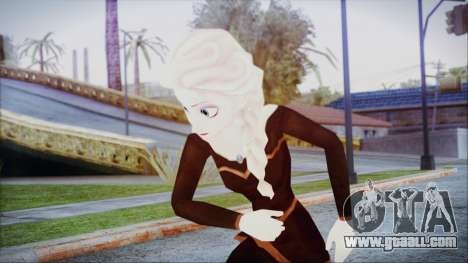 Elsa Black Outfit for GTA San Andreas