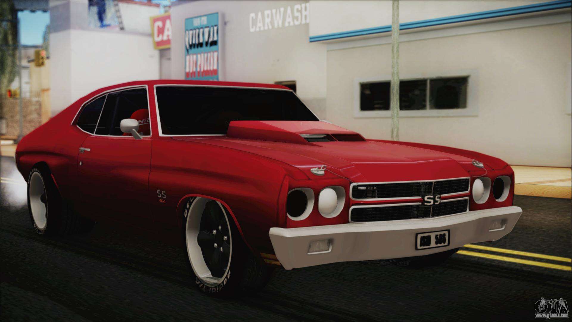 Download 1970 Chevrolet Chevelle SS Drag Racing Tuned for GTA San