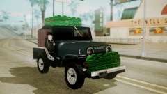 Jeep Willys Cafetero for GTA San Andreas