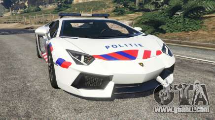 Lamborghini Aventador LP700-4 Dutch Police v5.5 for GTA 5