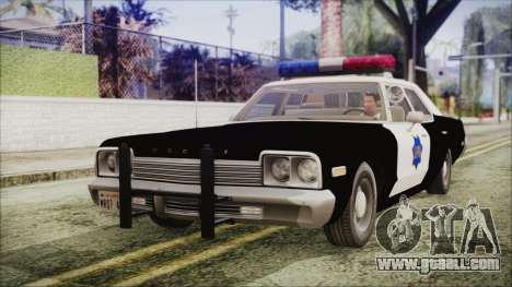 Dodge Monaco 1974 SFPD IVF for GTA San Andreas