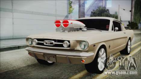 Ford Mustang Fastback 1966 Chrome Edition for GTA San Andreas