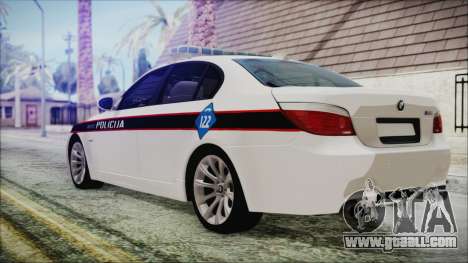 BMW M5 E60 Bosnian Police for GTA San Andreas
