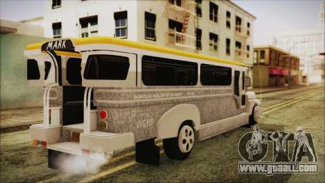 Markshop Jeepney for GTA San Andreas