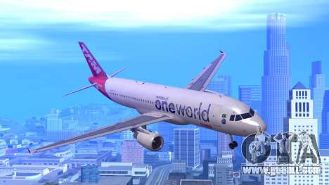 Airbus A320-200 TAM Airlines Oneworld for GTA San Andreas