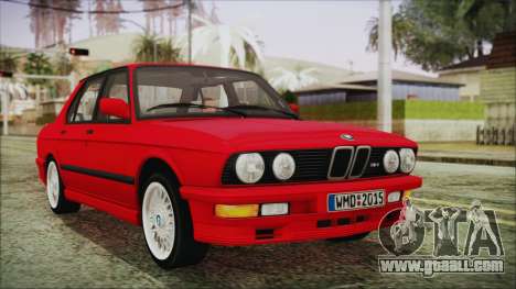 BMW M5 E28 1988 for GTA San Andreas