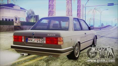 BMW 320i E21 1985 LT Plate for GTA San Andreas