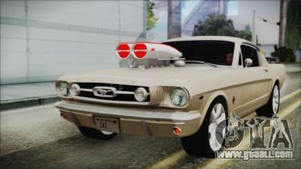 Ford Mustang Fastback 1966 Chrome Edition for GTA San Andreas