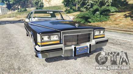 Cadillac Fleetwood Brougham 1985 for GTA 5