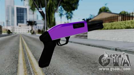 Purple Escopeta for GTA San Andreas