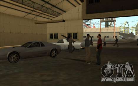 The garage at the docks for GTA San Andreas