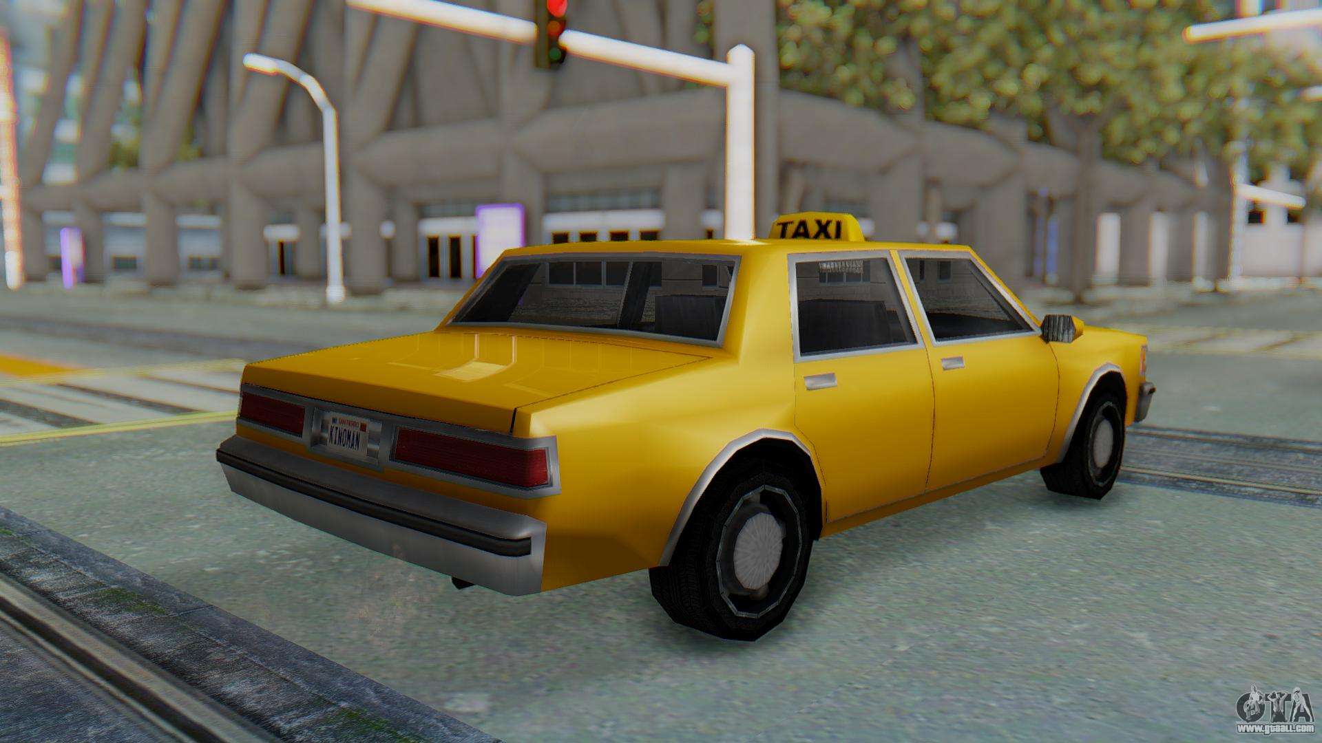 Taxi Version of LV Police Cruiser for GTA San Andreas