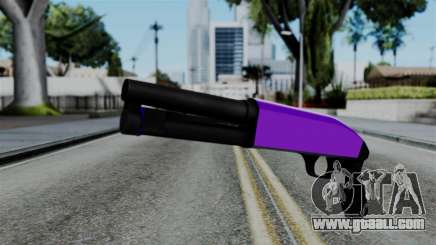 Purple Escopeta for GTA San Andreas