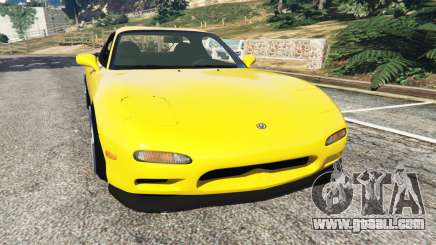 Mazda RX-7 FD3S Stanced [without camber] v1.1 for GTA 5