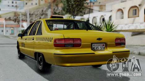 Chevrolet Caprice 1991 Taxi for GTA San Andreas