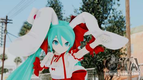 Hatsune Miku (Rabbit Girl) for GTA San Andreas
