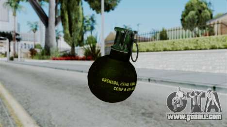 No More Room in Hell - Grenade for GTA San Andreas