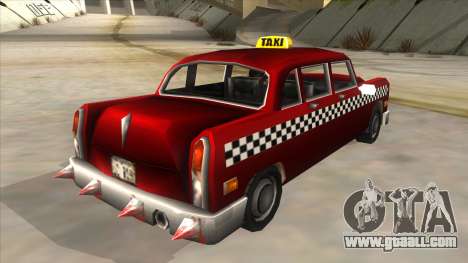 GTA3 Borgnine Cab for GTA San Andreas