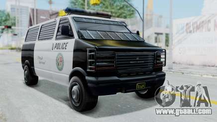 GTA 5 Declasse Burrito Police Transport IVF for GTA San Andreas