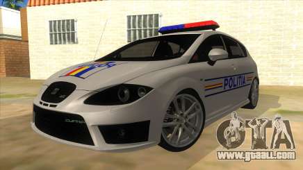 Seat Leon Cupra Romania Police for GTA San Andreas