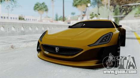 Rimac Concept One for GTA San Andreas