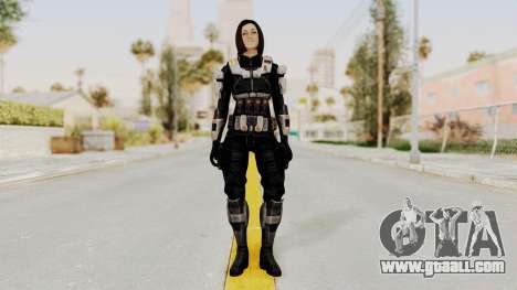 Mass Effect 3 Miranda Short Hair Ajax Armor for GTA San Andreas