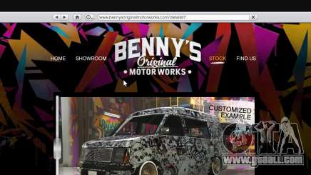 The body shop benny's in single mode for GTA 5