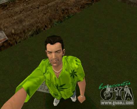 Weed T-Shirt for GTA Vice City