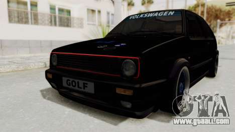 Volkswagen Golf 2 GTI for GTA San Andreas